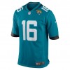 Maillot Homme Jacksonville Jaguars Trevor Lawrence 16 Nike Teal 2021 NFL Draft